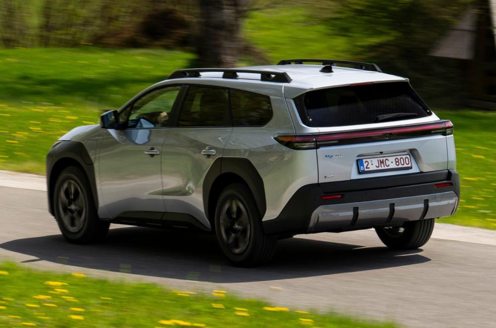 Toyota bZ4X Touring rear dynamic