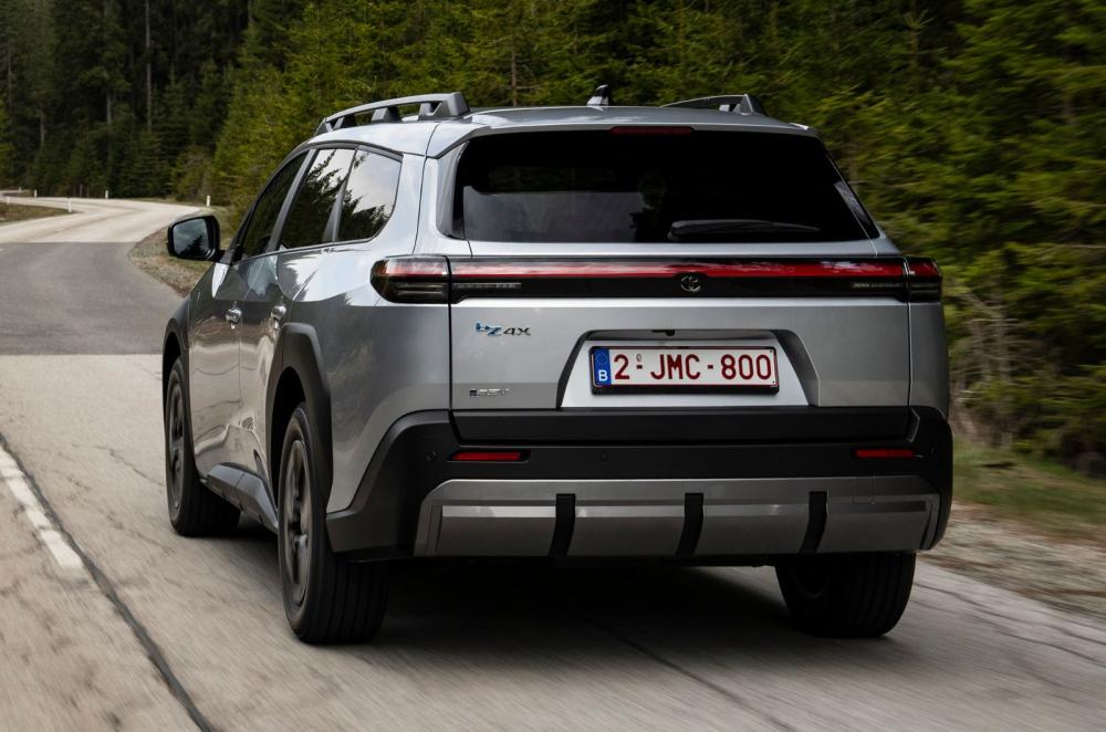 Toyota bZ4X Touring rear dynamic