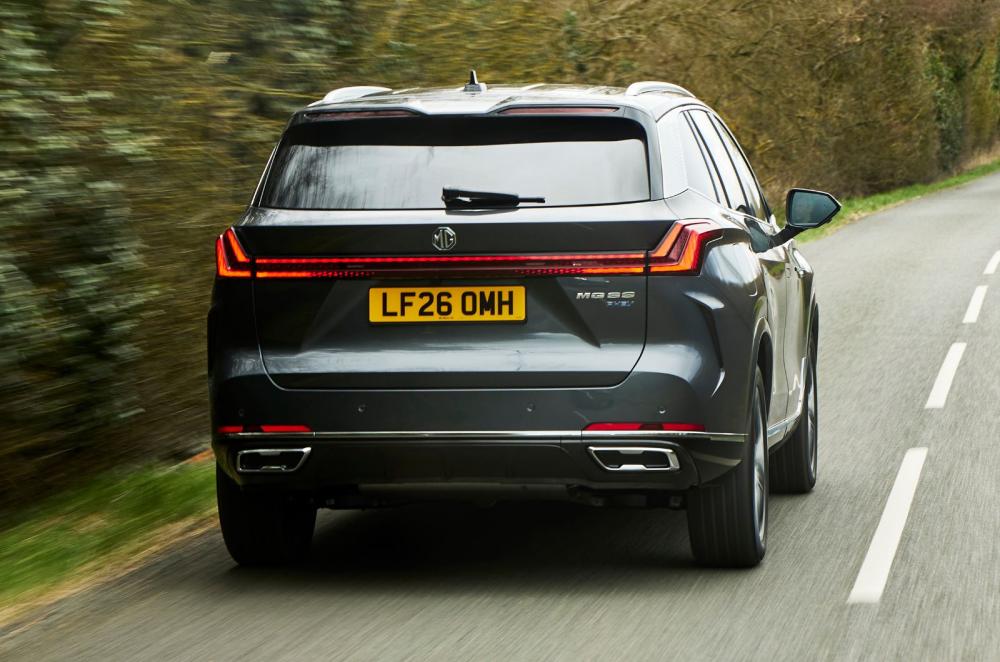 MG S9 PHEV rear dynamic