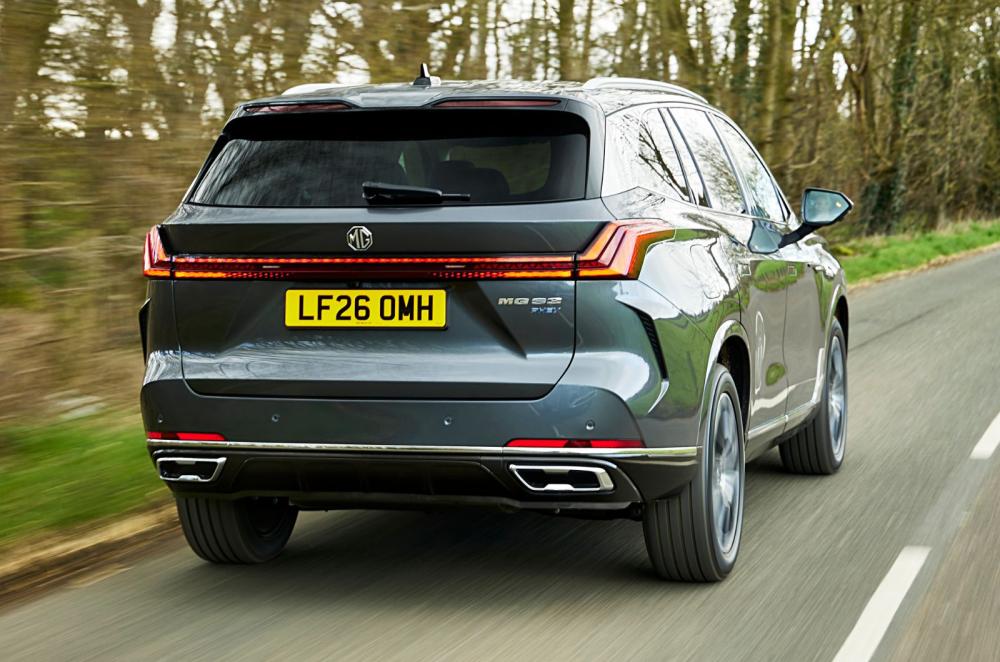 MG S9 PHEV rear dynamic