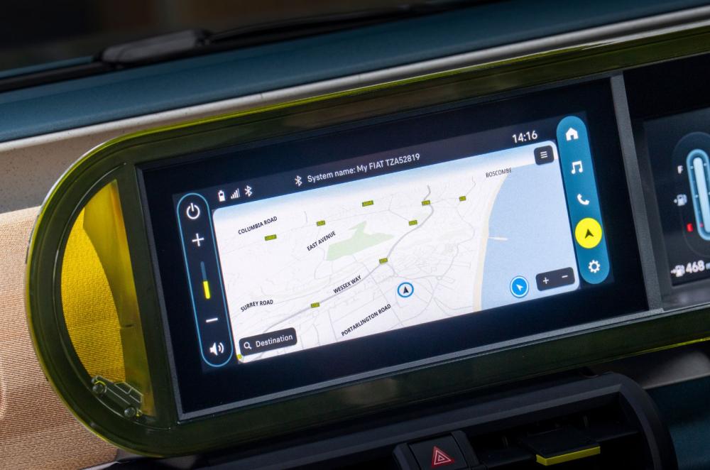 Fiat Grande Panda hybrid interior details