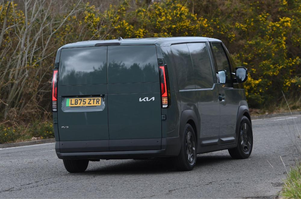 2025 Kia PV5 rear cornering