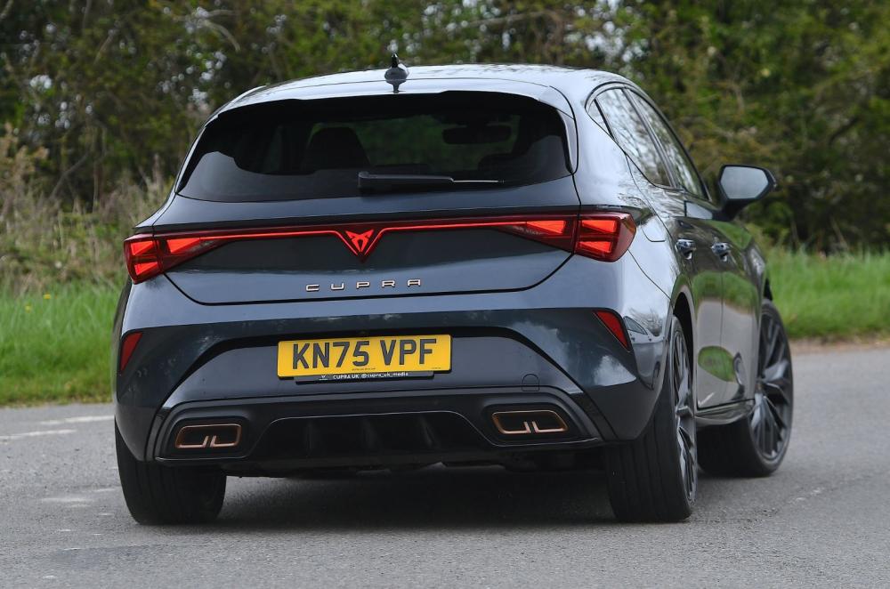 Cupra Leon rear right driving