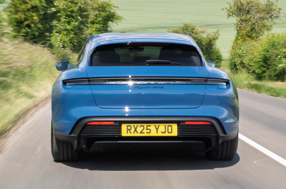 Porsche Taycan Sport Turismo GTS rear dynamic