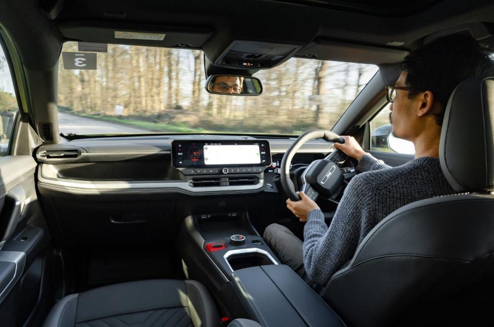 2026 Jeep Compass interior driving Lawrence Cheung