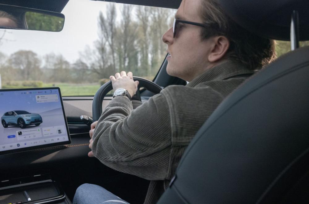 Changan Deepal S05 interior driving Oliver Young