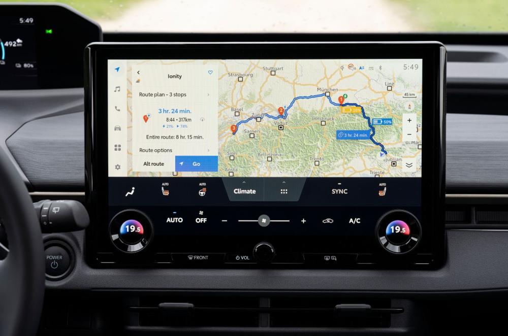 Toyota bZ4X Touring interior details