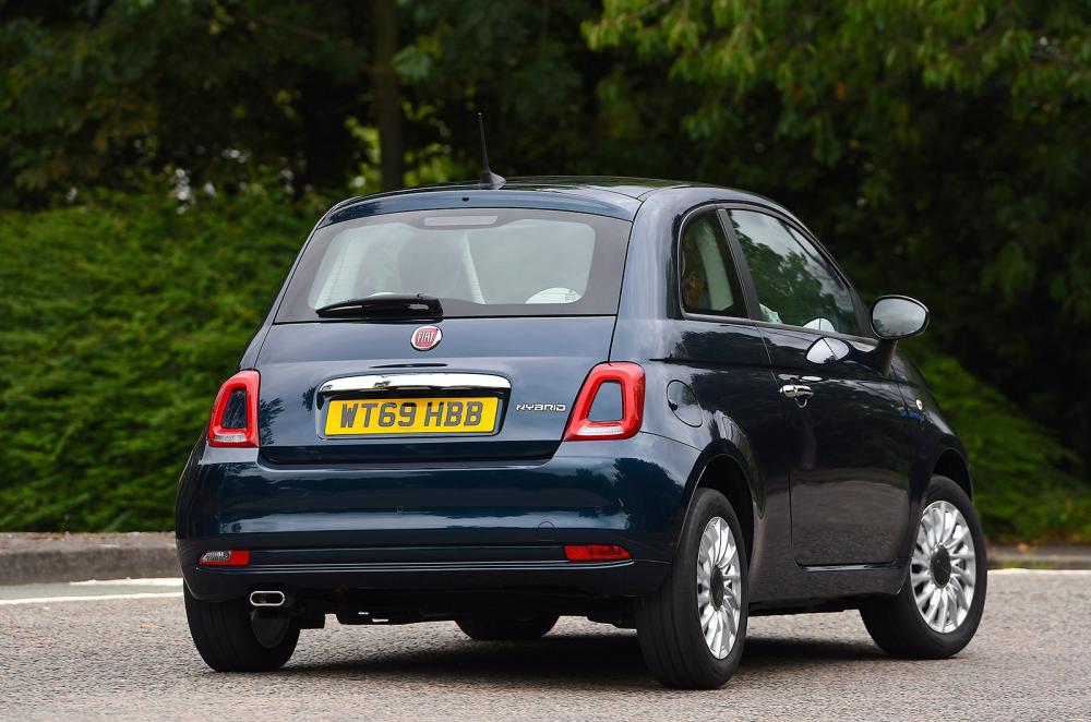 Used Fiat 500 rear right cornering