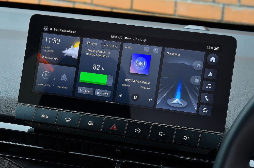 Used MG4 2022-present interior infotainment