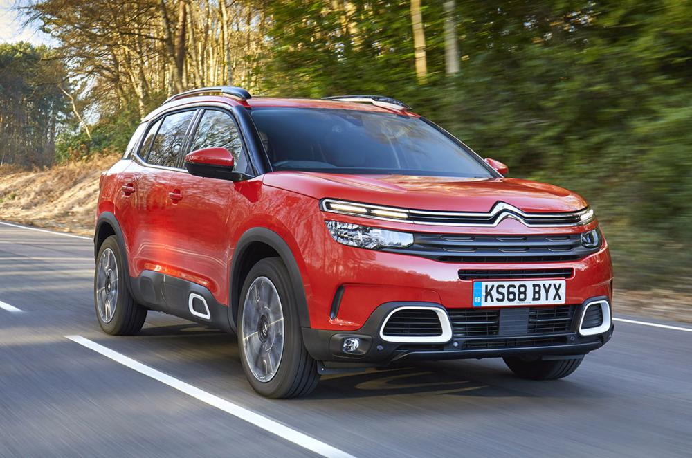 Used Citroen C5 Aircross 2019-present front driving red