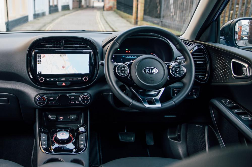 Used Kia Soul EV 2020-2025 interior dashboard