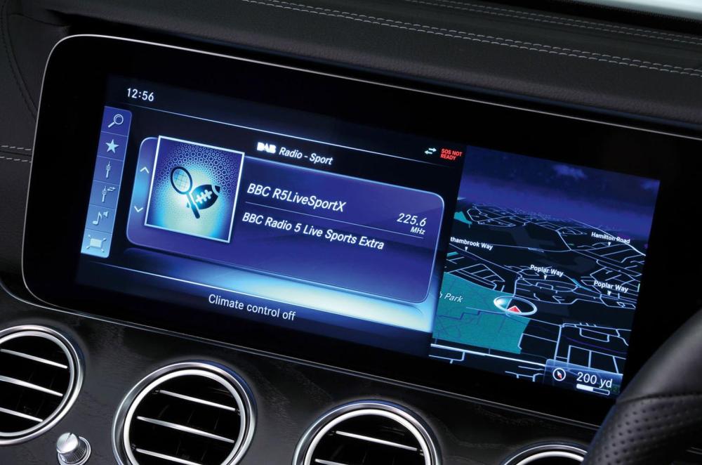 Used Mercedes E-Class Estate 2016-2023 infotainment system