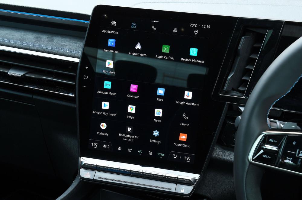 Used Renault Austral 2023-present touchscreen infotainment