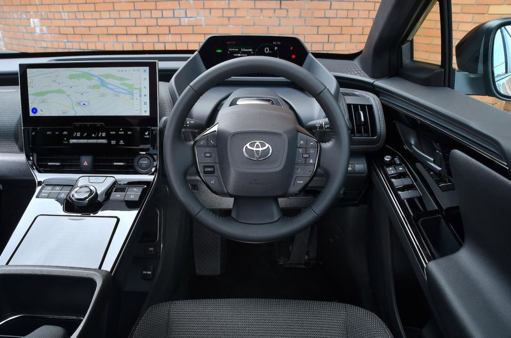 Used Toyota bZ4X 2022-present interior dashboard