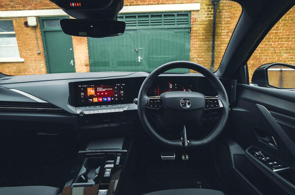 Vauxhall Astra Electric dashboard