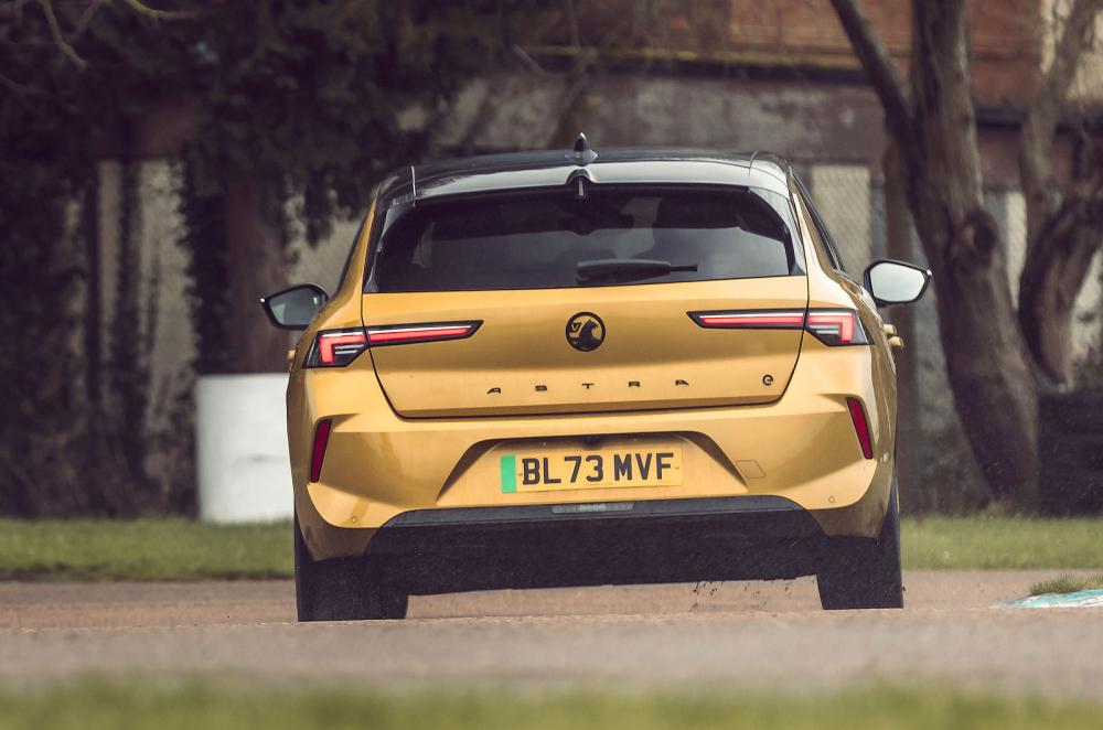 Vauxhall Astra Electric rear cornering