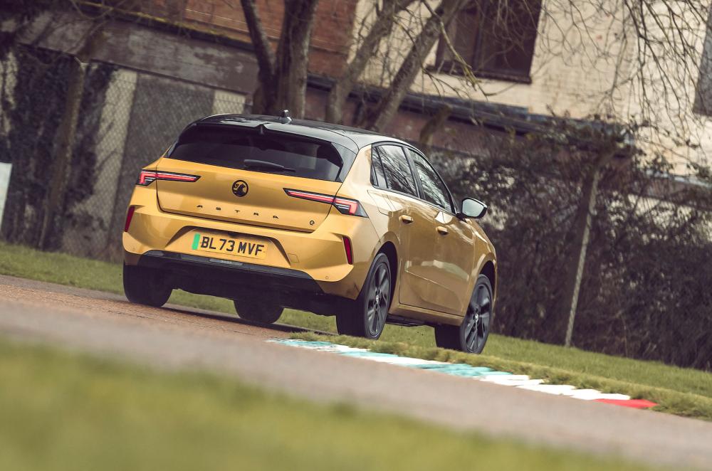 Vauxhall Astra Electric rear cornering