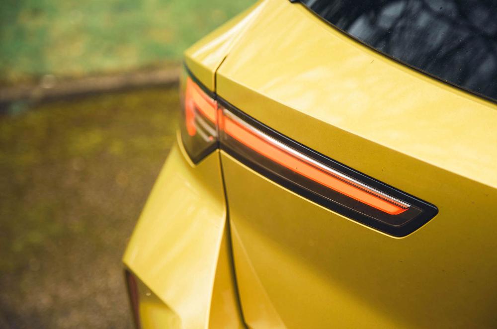 Vauxhall Astra Electric rear lights