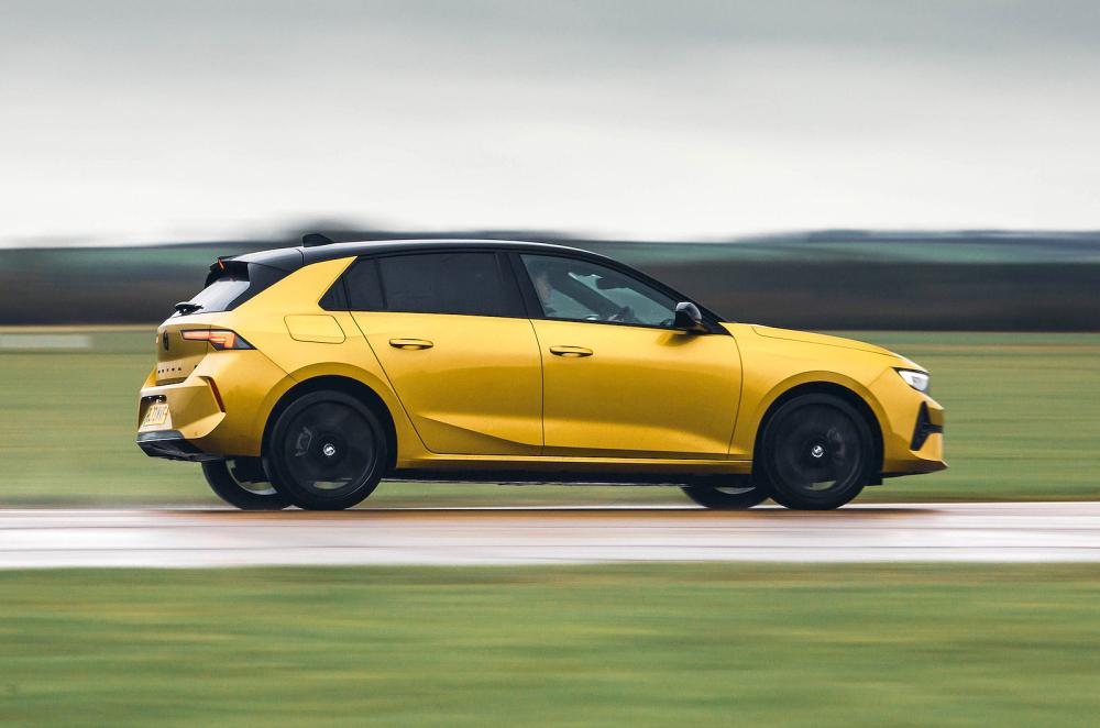 Vauxhall Astra Electric right driving