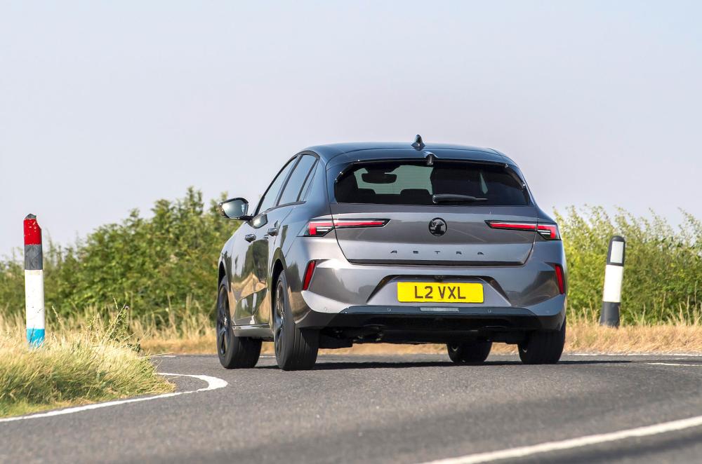 Vauxhall Astra rear cornering