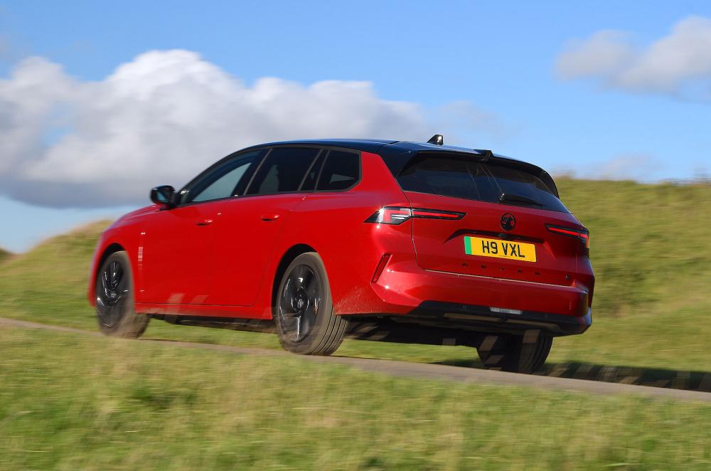 Vauxhall Astra Sports Tourer Electric rear left driving