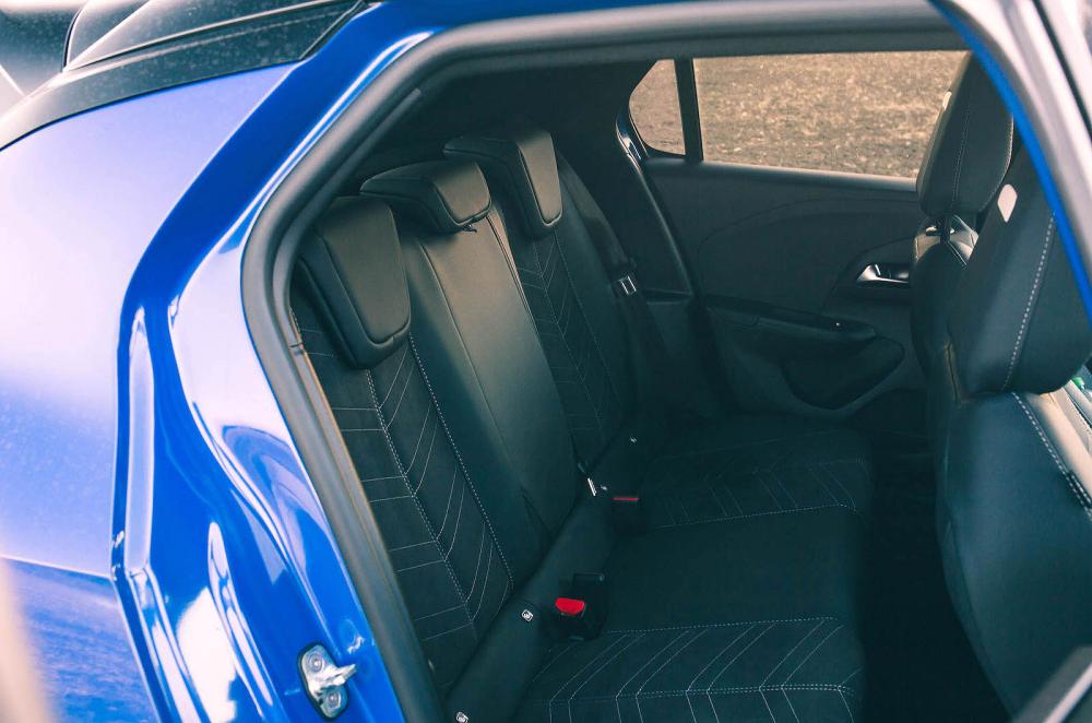 Vauxhall Corsa back seats