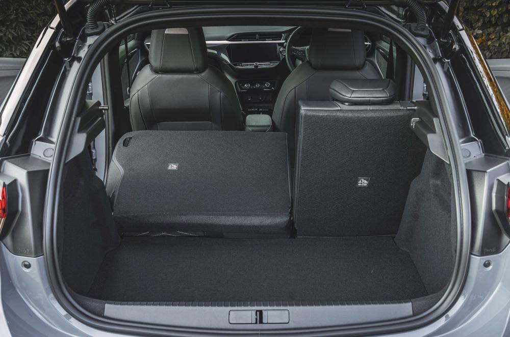 Vauxhall Corsa Electric boot open