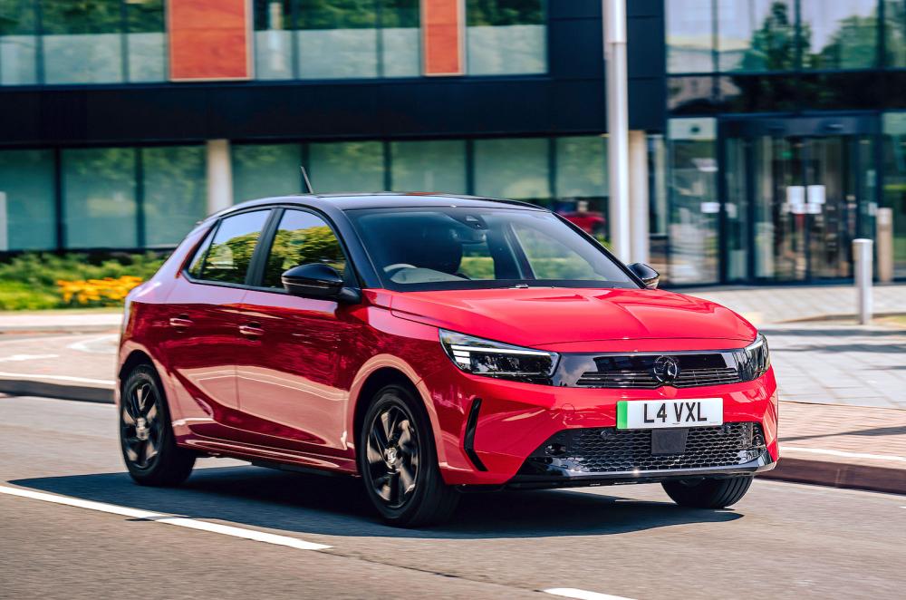 Vauxhall Corsa Electric front right driving