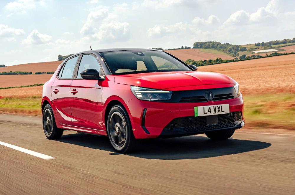 Vauxhall Corsa Electric front right driving