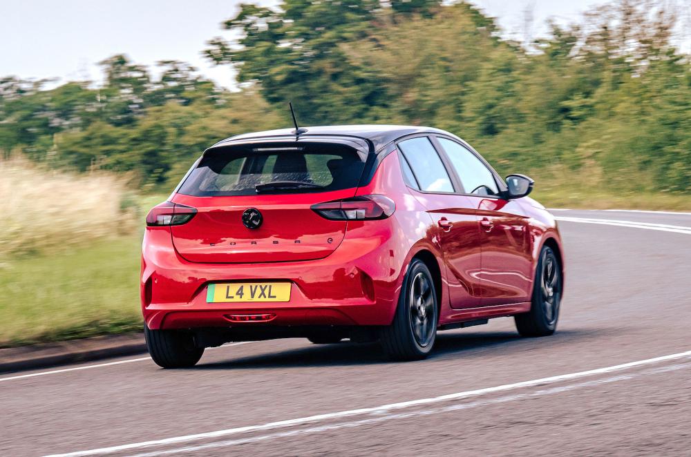 Vauxhall Corsa Electric rear cornering