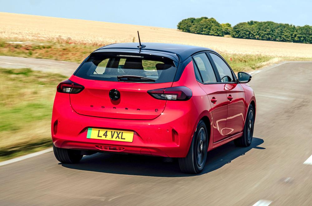 Vauxhall Corsa Electric rear right driving