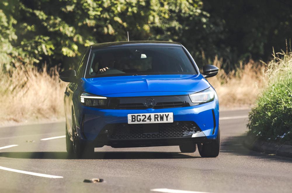 Vauxhall Corsa front driving