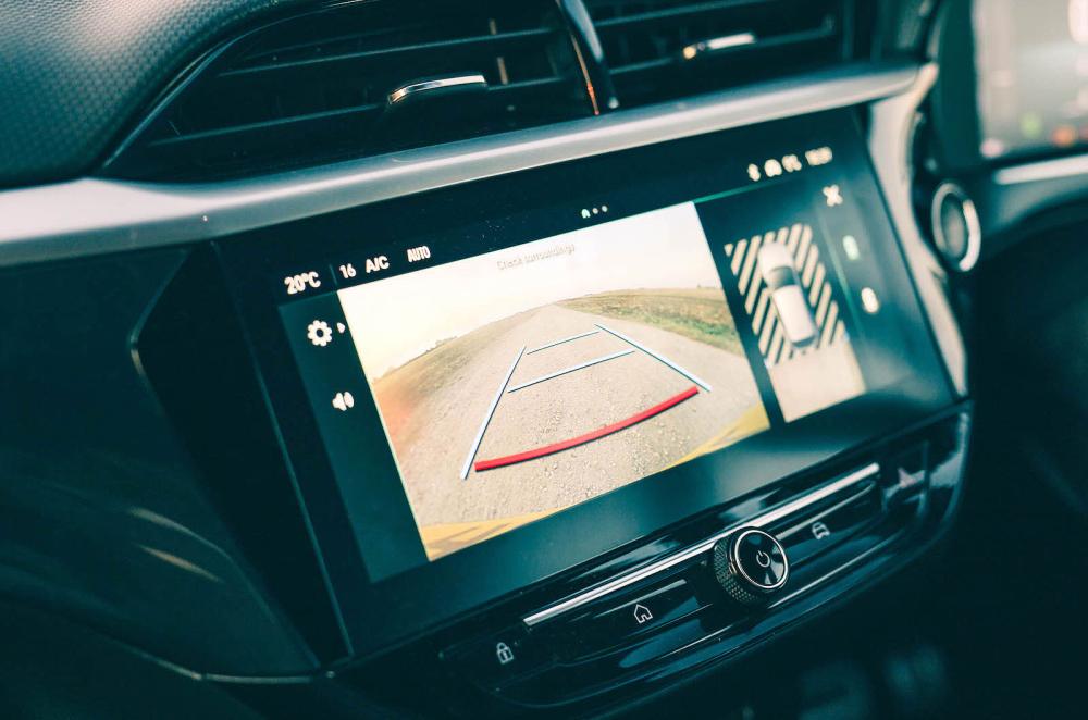 Vauxhall Corsa infotainment touchscreen