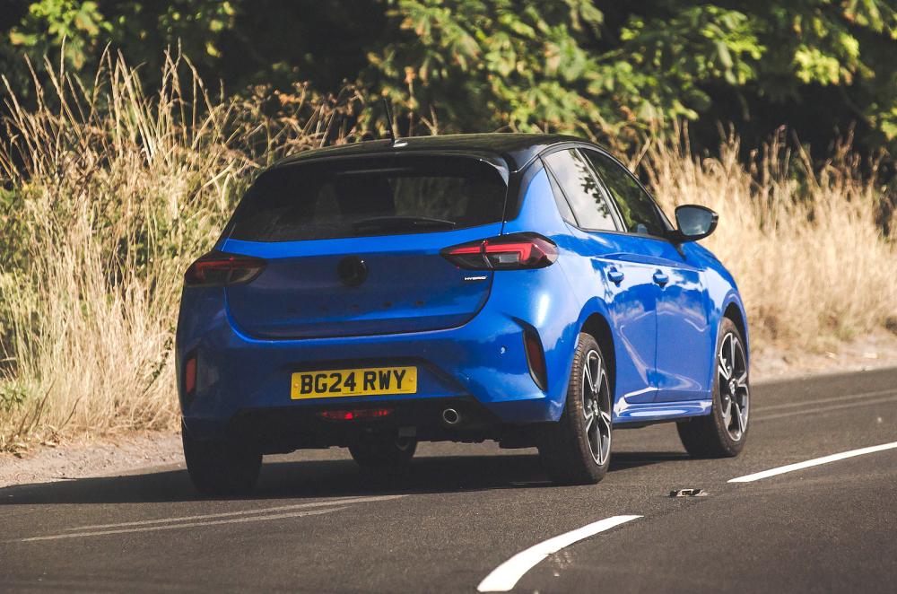 Vauxhall Corsa rear cornering