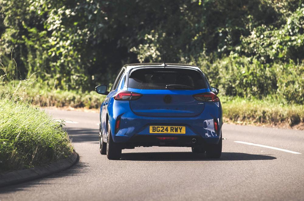Vauxhall Corsa rear cornering
