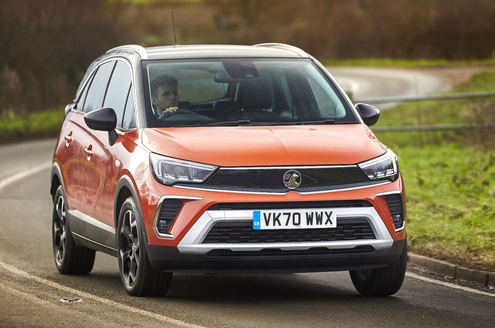 Vauxhall Crossland front cornering