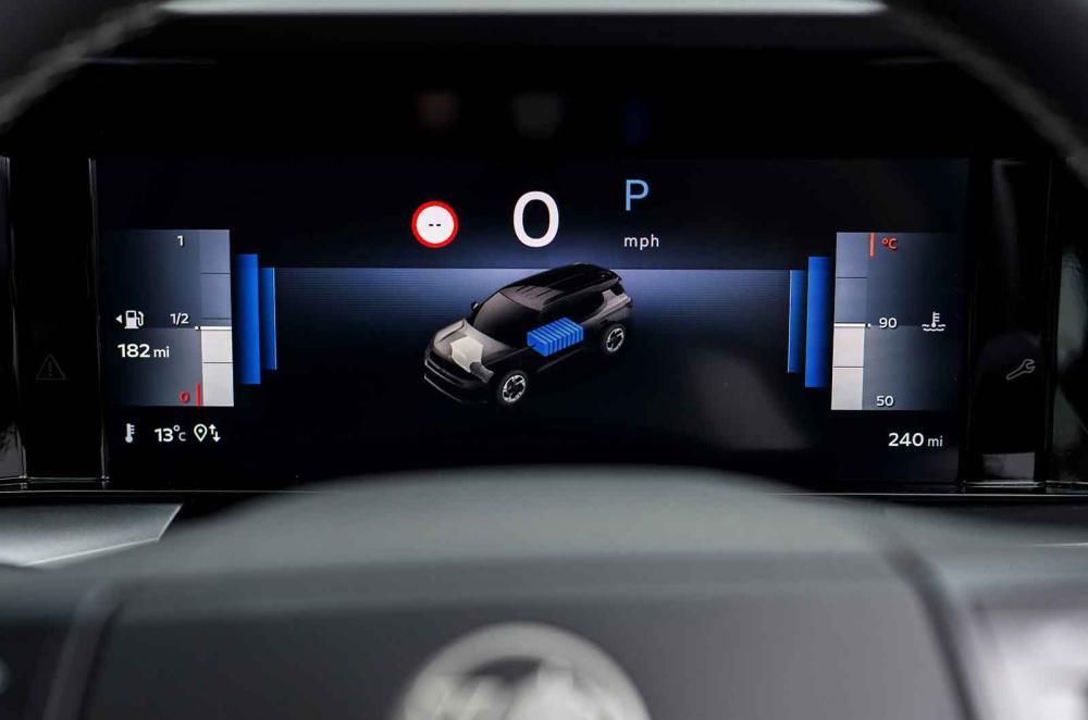 Vauxhall Frontera driver display
