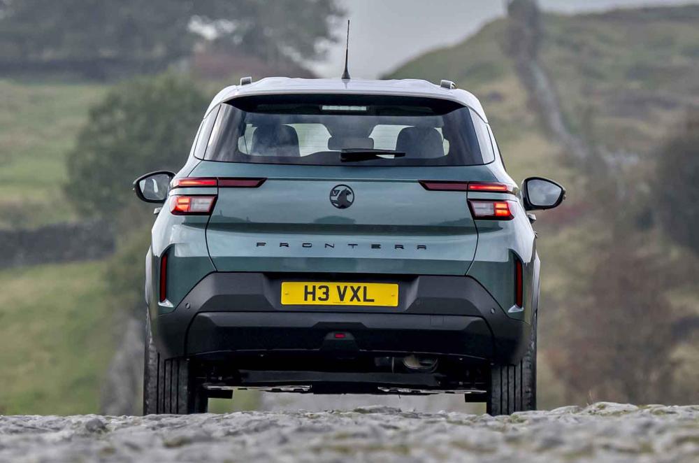 Vauxhall Frontera driving rear