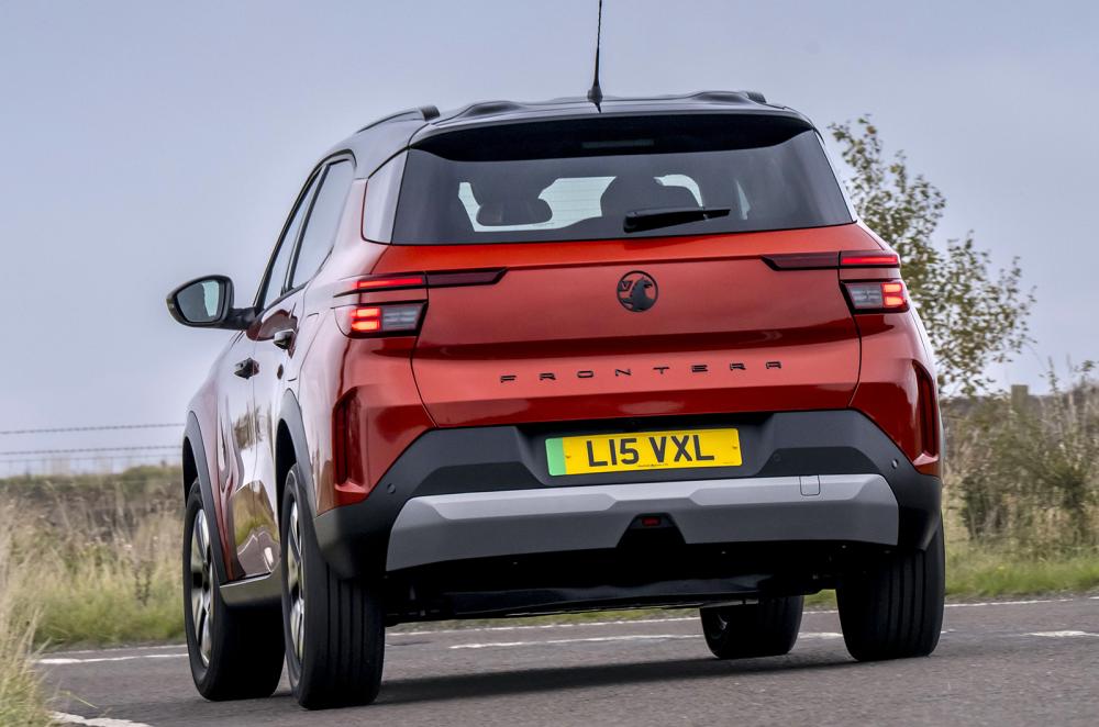 Vauxhall Frontera Electric rear cornering