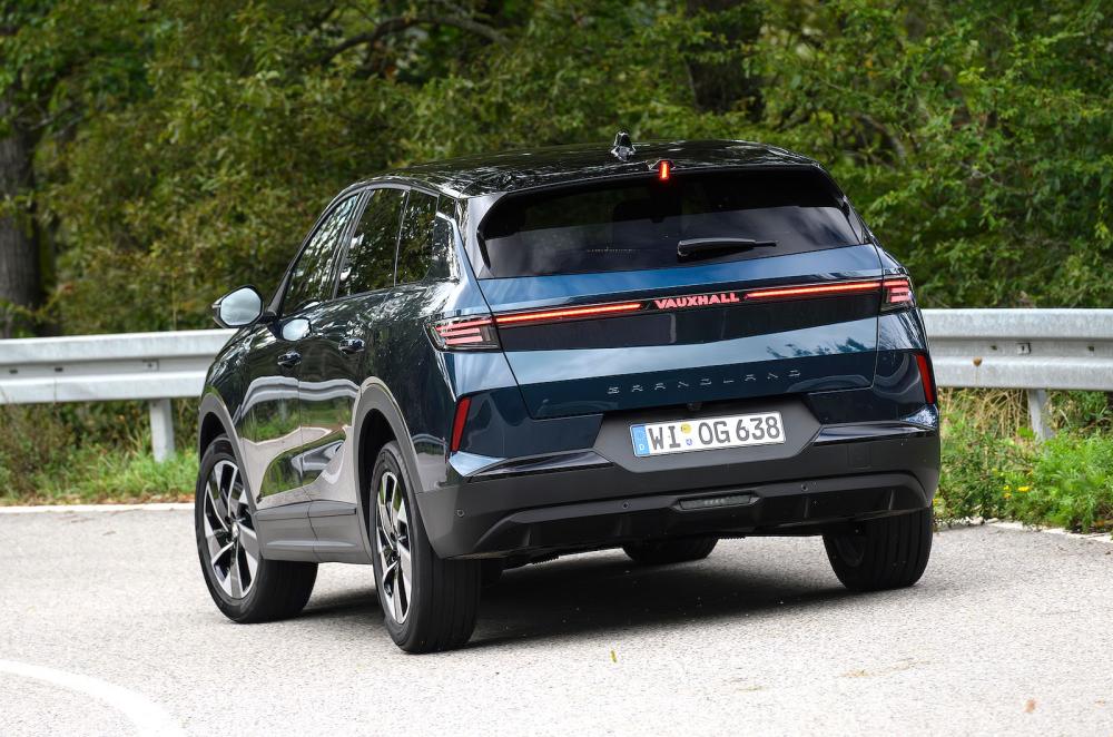 Vauxhall Grandland Hybrid rear cornering