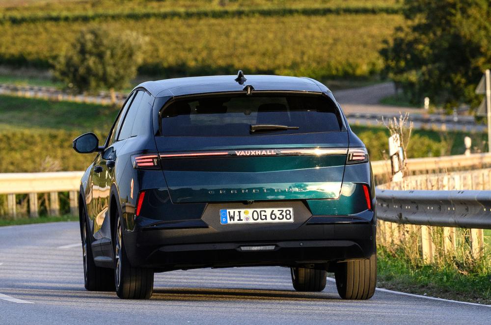 Vauxhall Grandland Hybrid rear cornering