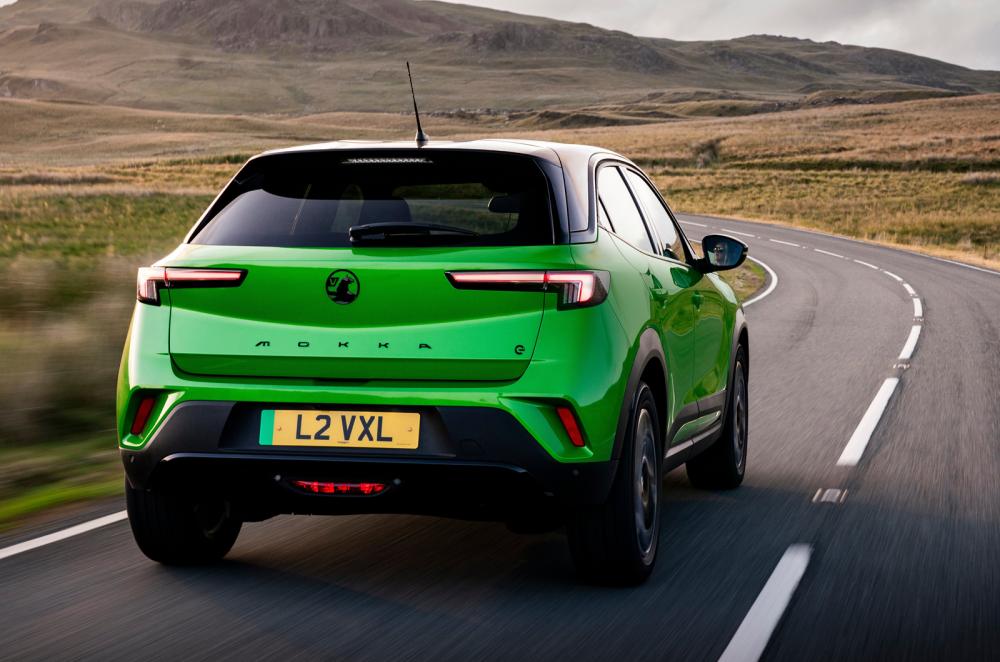 Vauxhall Mokka Electric rear right driving