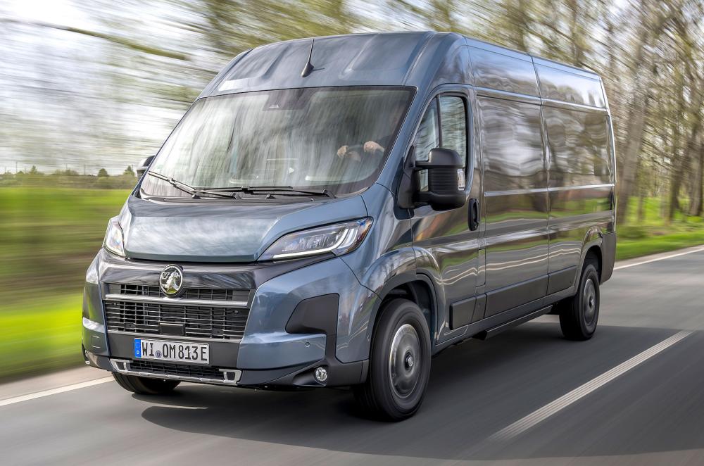 Vauxhall Movano front left driving