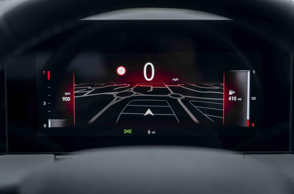 Vauxhall Astra Sports Tourer GSE driver's display