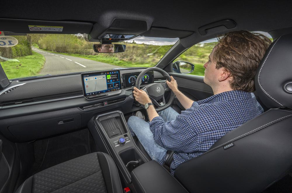 Oliver Young driving the Volkswagen T-Roc