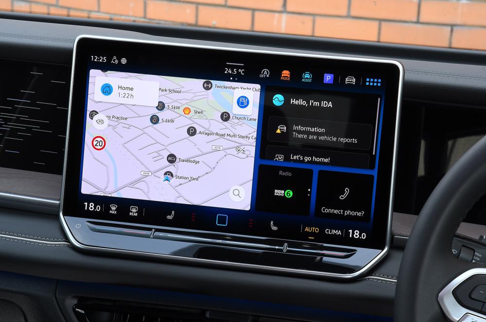 Volkswagen Tayron touchscreen