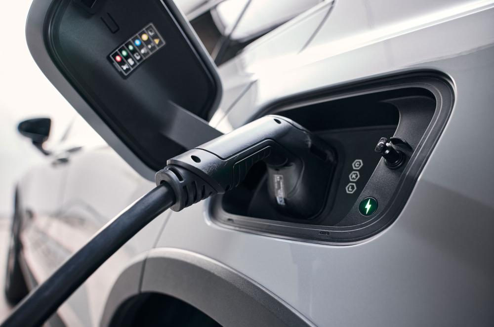 Volvo EX30 Cross Country charging socket