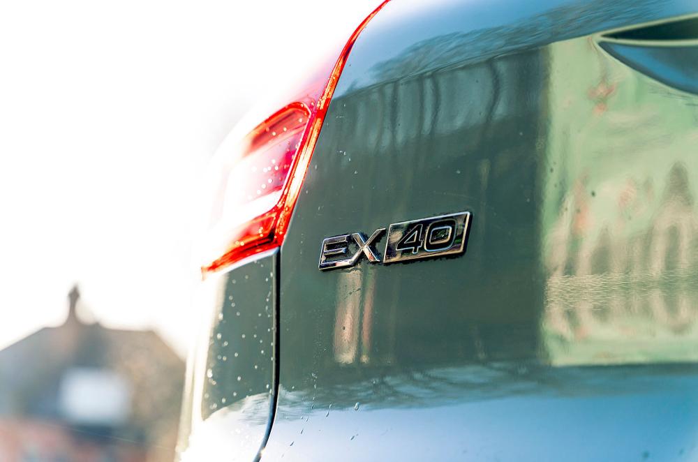 Volvo EX40 badge