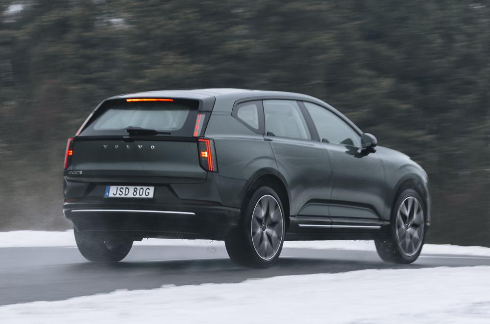 Volvo EX60 rear driving