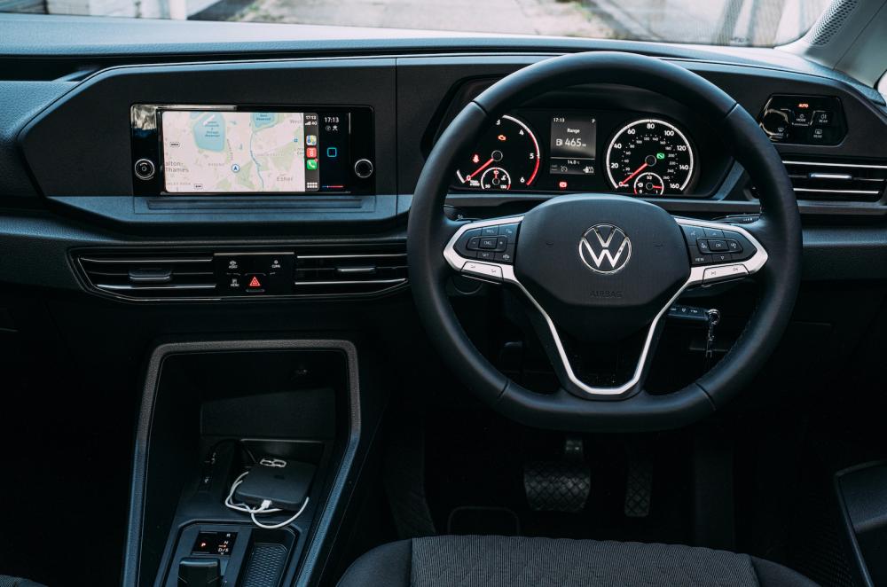 VW Caddy 2022 interior dashboard